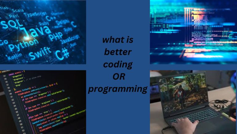 what is better coding or programming